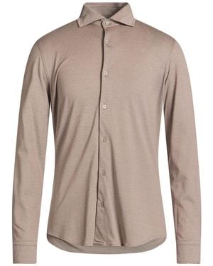 Paul & Shark Camel Shirt Cotton - Brown