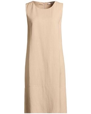 Fedeli Midi Dress Viscose, Linen - Natural
