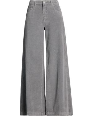 ViCOLO Taupe Trousers Cotton, Modal, Elastane - Grey
