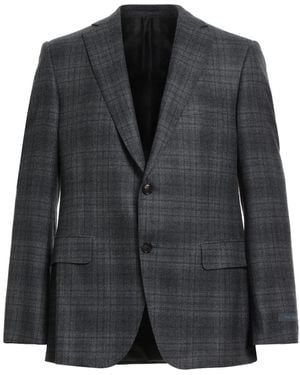 Pal Zileri Charcoal Blazer Wool - Black