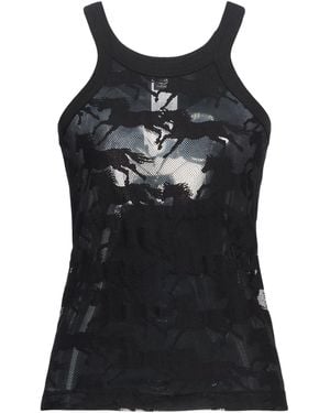 REIMAGINE PINKO x PATRICK MCDOWELL Tank Top Cotton, Elastane - Black
