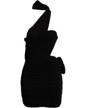 Magda Butrym Mini Dress Viscose, Elastane - Black