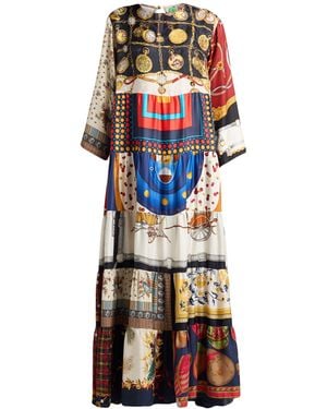 Rianna + Nina Maxi Dress Silk - White