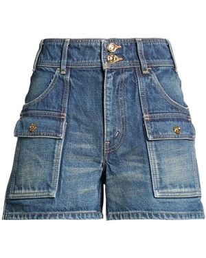 Celine Denim Shorts Cotton - Blue