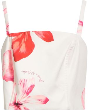 Giulia N Couture Top Polyester, Elastane - Pink