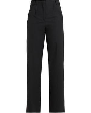 Patrizia Pepe Trousers Polyester, Virgin Wool, Elastane - Black