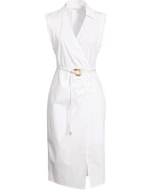Patrizia Pepe Midi-Kleid - Weiß