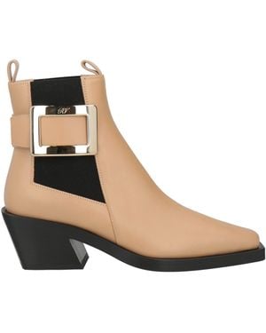 Roger Vivier Ankle Boots - Natural