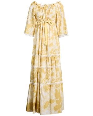 MARYBLOOM Lime Maxi Dress Cotton - Metallic