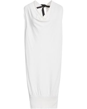 Liviana Conti Midi Dress Viscose, Polyamide - White