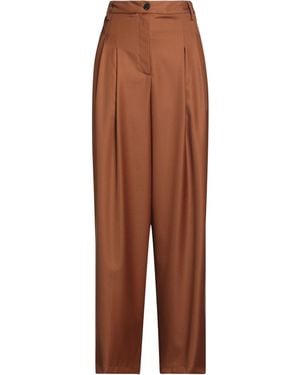 Roberto Collina Pants Merino Wool - Brown
