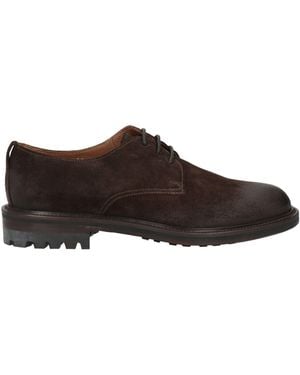 Doucal's Lace-Up Shoes Soft Leather - Brown
