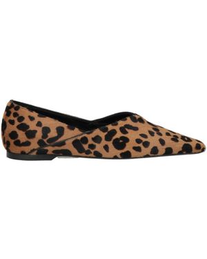 TOTEME Ballet Flats Leather - Brown