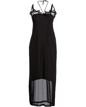 Y. Project Midi Dress Polyamide, Elastane - Black