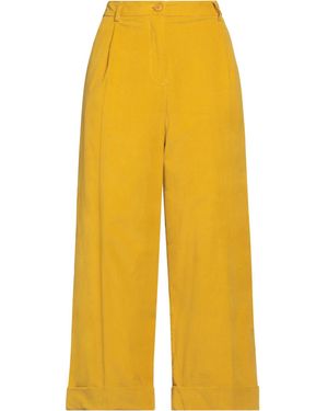 Momoní Trousers Cotton, Elastane - Yellow