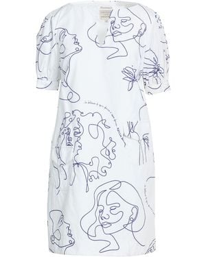 ALESSIA SANTI Mini Dress Cotton - Blue