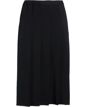Shirtaporter Midi Skirt - Black