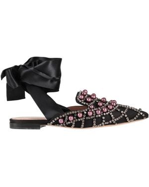 Alberta Ferretti Ballet Flats - Black