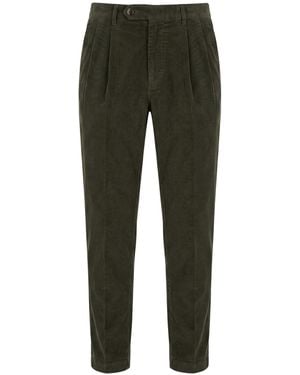 Briglia 1949 Military Trousers Cotton, Modal, Elastane - Green