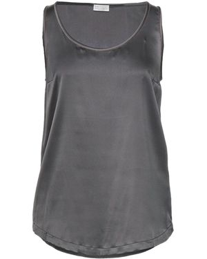 Brunello Cucinelli Top - Gris