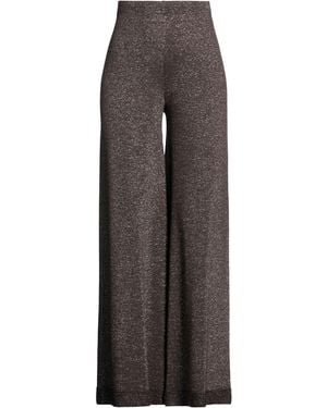 D.exterior Dark Pants Wool, Viscose, Polyester, Metallic Polyester - Gray