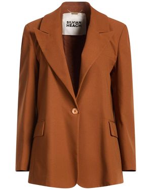 Silvian Heach Blazer Polyester - Brown