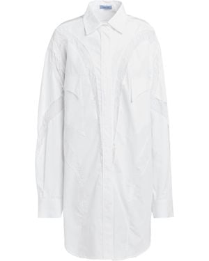 Mugler Shirt Cotton, Polyamide, Viscose, Elastane - White
