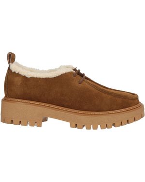 Bibi Lou Tan Lace-Up Shoes Leather - Brown