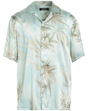 NAHMIAS Sky Shirt Silk, Elastane - Blue