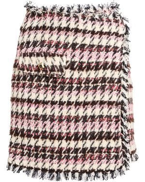 Shirtaporter Mini Skirt Polyester, Cotton, Virgin Wool, Viscose - Pink