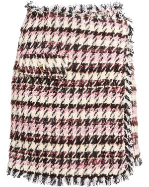 Shirtaporter Mini Skirt Polyester, Cotton, Virgin Wool, Viscose - Pink