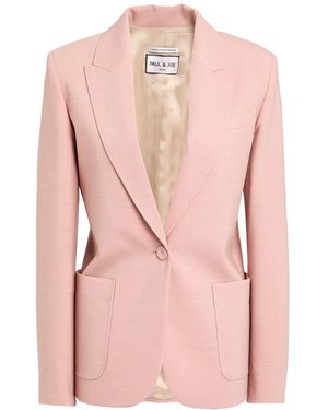 Paul & Joe Blush Blazer Virgin Wool, Elastane - Pink