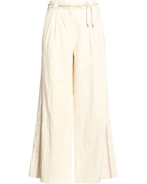 Zimmermann Pants Cotton, Linen - Natural