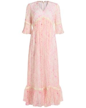 ALESSIA SANTI Maxi Dress Cotton, Polyester - Pink