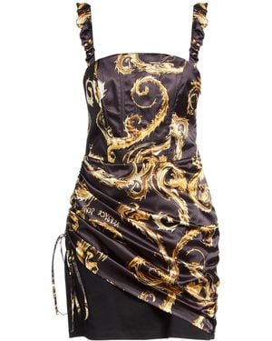 Versace Jeans Couture Mini Dress Polyester, Elastane - Black
