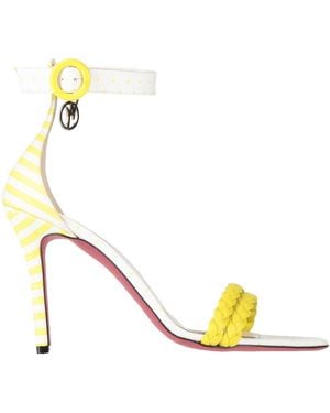 Manila Grace Sandals Textile Fibers - Metallic