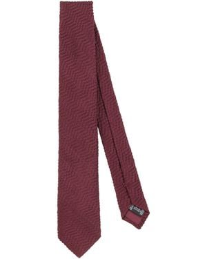 Giorgio Armani Corbata Y Pajarita - Morado