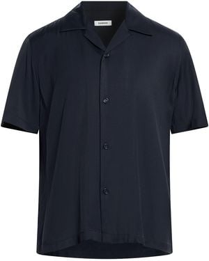 Sandro Midnight Shirt Viscose - Blue