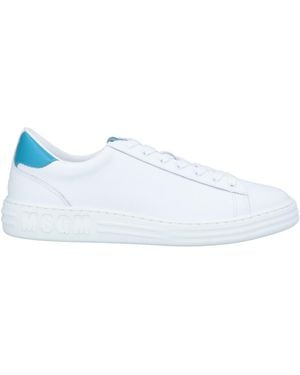 MSGM Trainers Soft Leather - White