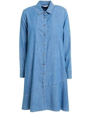 Caliban Mini Dress Cotton - Blue