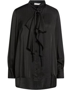 Manila Grace Shirt Viscose - Black