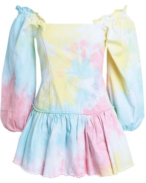 LoveShackFancy Mini-Kleid - Blau