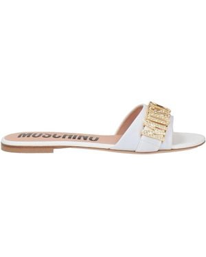 Moschino Sandals Leather - Natural