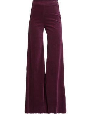 Shaft Pants Cotton, Elastane - Purple