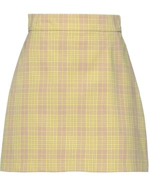 MSGM Mini Skirt Cotton - Yellow