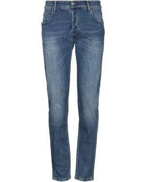 Daniele Alessandrini Jeans Cotton, Elastane - Blue