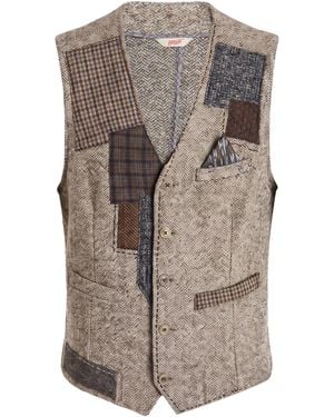 Bob Tailored Vest Polyester, Cotton, Virgin Wool - Gray