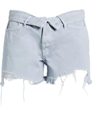 hinnominate Denim Shorts Textile Fibers - Blue