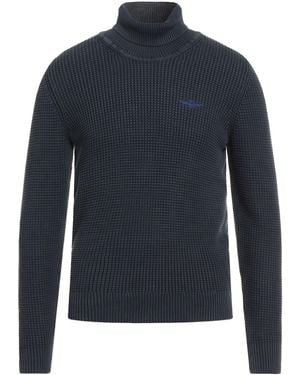 Aeronautica Militare Cristiano Di Thiene Turtleneck Cotton - Blue