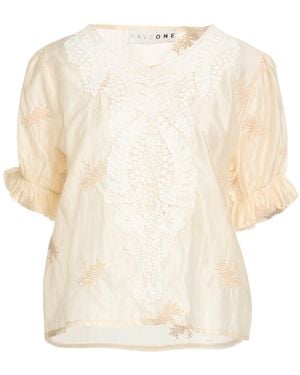 Haveone Cream Top Lyocell, Polyester - White